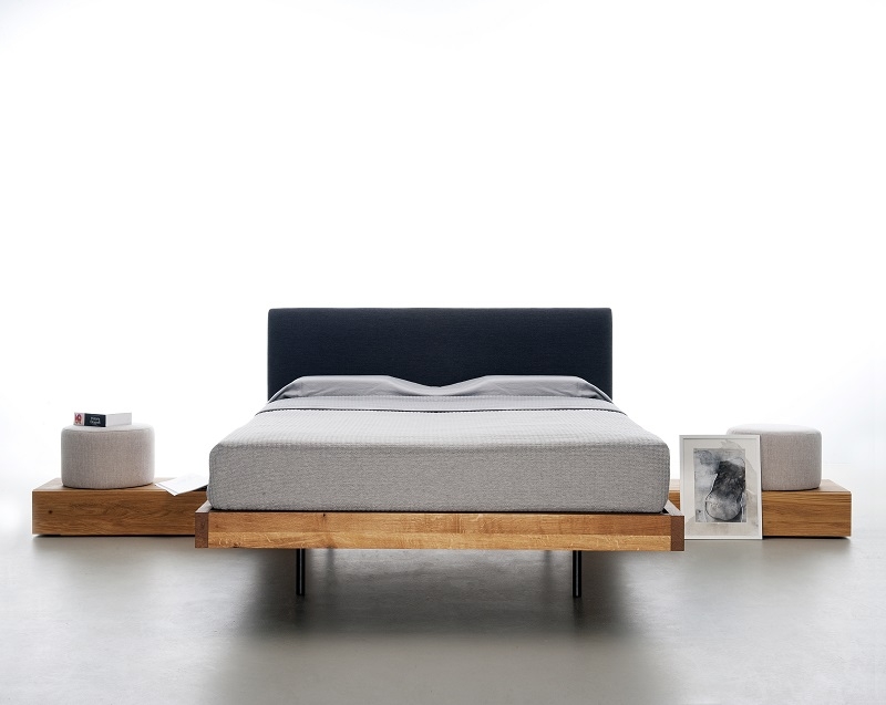 orig. SMOOTH Zeitloses Design Bett aus Massivholz